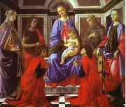 Sandro Botticelli Madonna and Child with Six Saints china oil painting artist